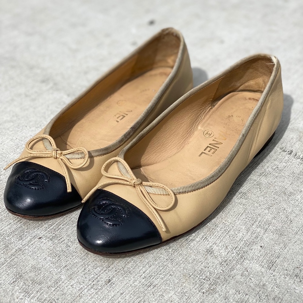 Chanel Classic Ballet Flats Sz 36